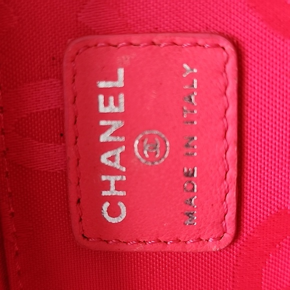 Rare Chanel Camden Organizer Clutch Purse Wristlet Quilted Calfskin Full Zip - Picture 6 of 12